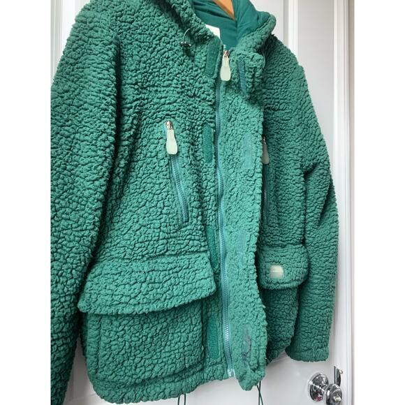 My Mum Made it Hooded Shag Utility Jacket - Aventurine - Picture 7 of 12